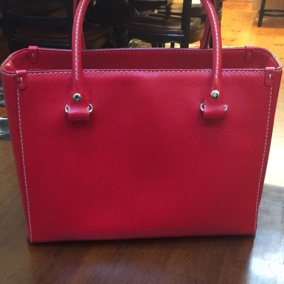 Kate Spade cherry red purse with dust cover - Picture 2 of 15